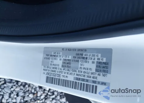 2016 Mazda Cx-5 Grand Touring из США, поврежденный, VIN JM3KE2DY2G0870050